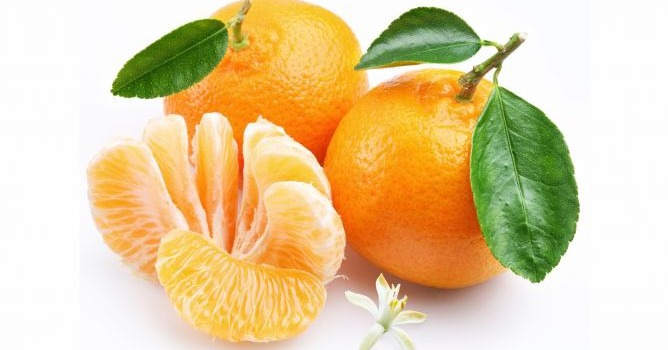 Mandarina contra las grasas