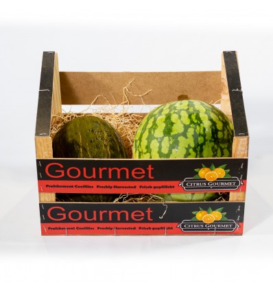 Caja Mixta de Melón y Sandía Valenciana – 8 kg