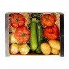 Caja Mixta de Cebolla, Tomate Raff, Patata y Calabacín 12 Kg