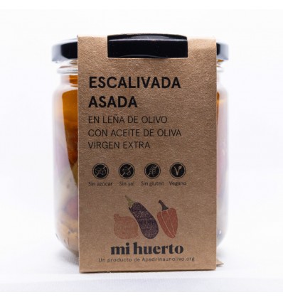 Escalivada asada a la leña de olivo en AOVE 315 g | Producto solidario