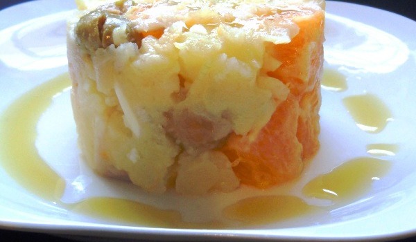 Ensalada de naranja, bacalao y patata