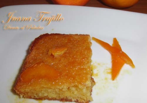 Pastel Jugoso de Mandarina